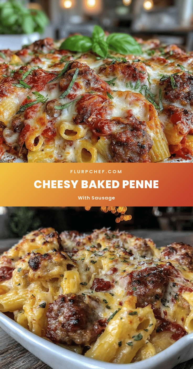 baked penne with sausage recipe