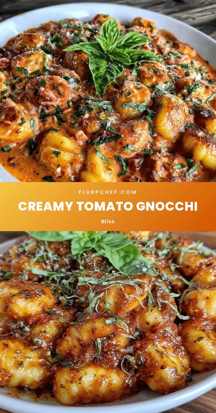 creamy gnocchi with tomato cream sauce recipe