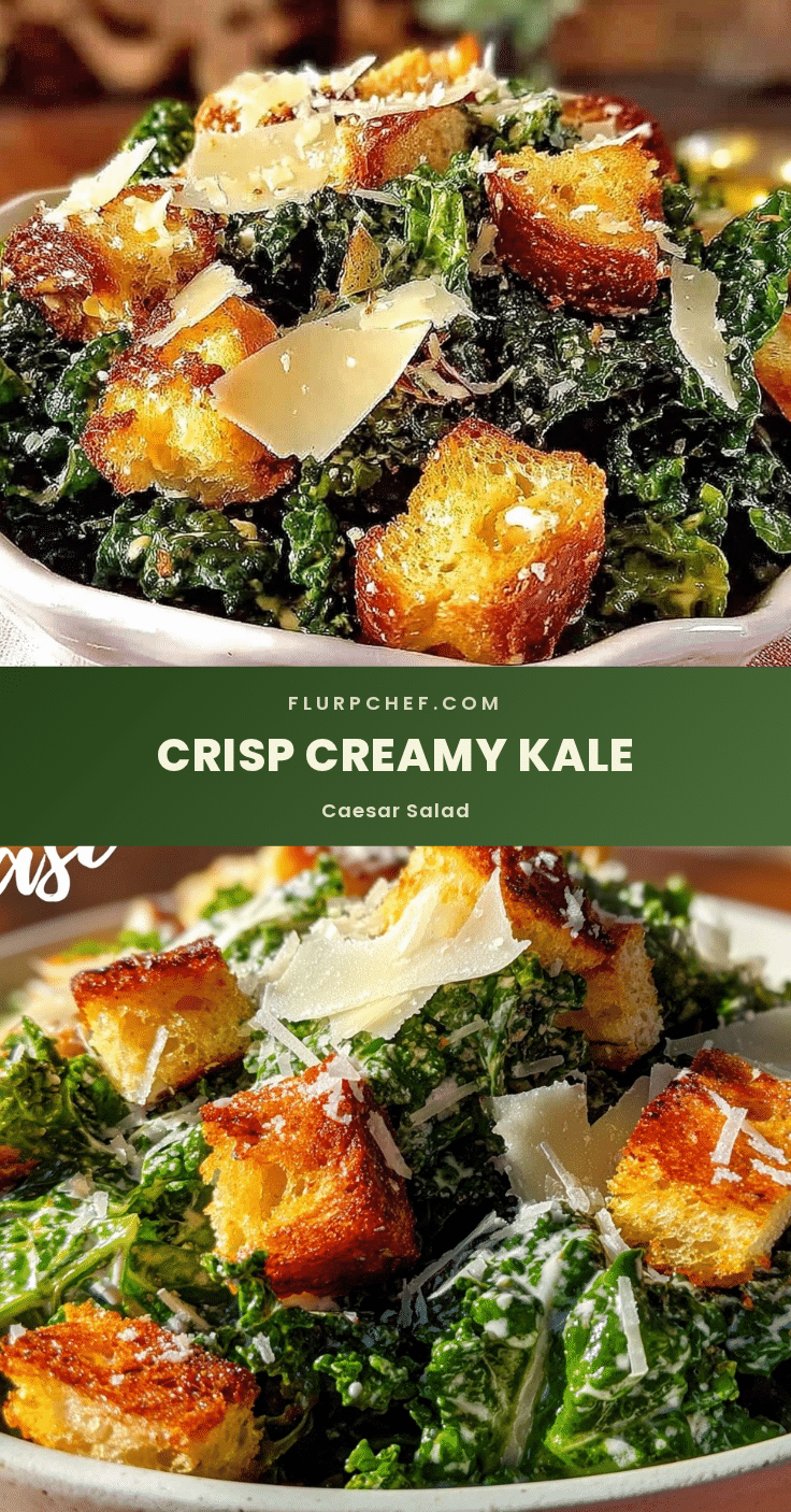 crisp creamy kale caesar salad recipe recipe