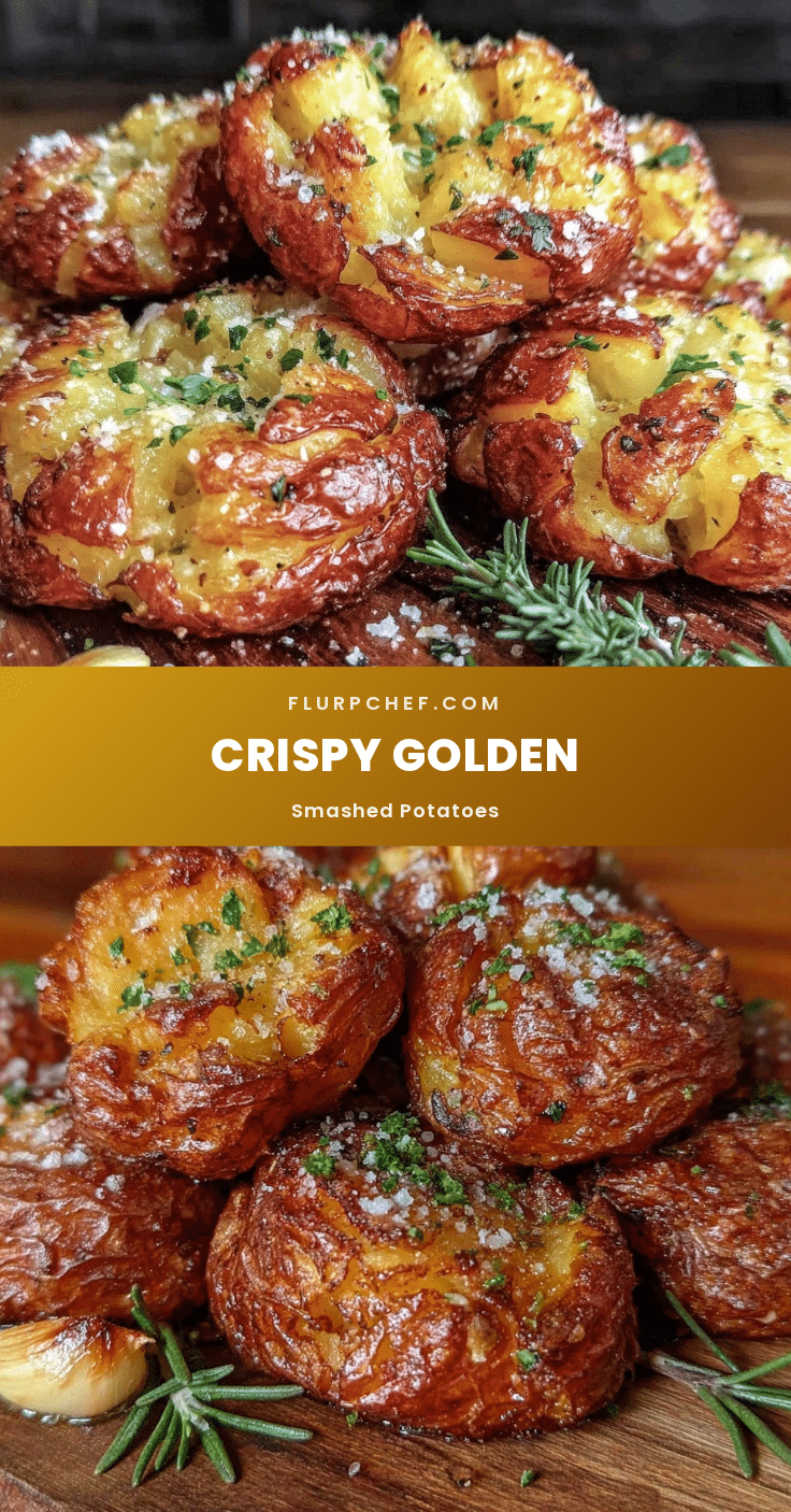 crispy golden smashed potatoes recipe