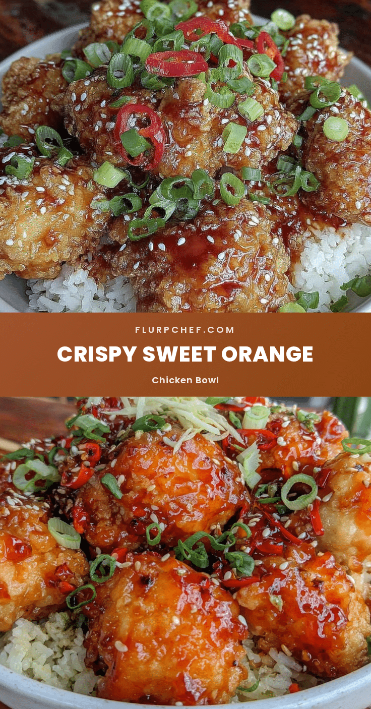 crispy orange chicken bowl recipe