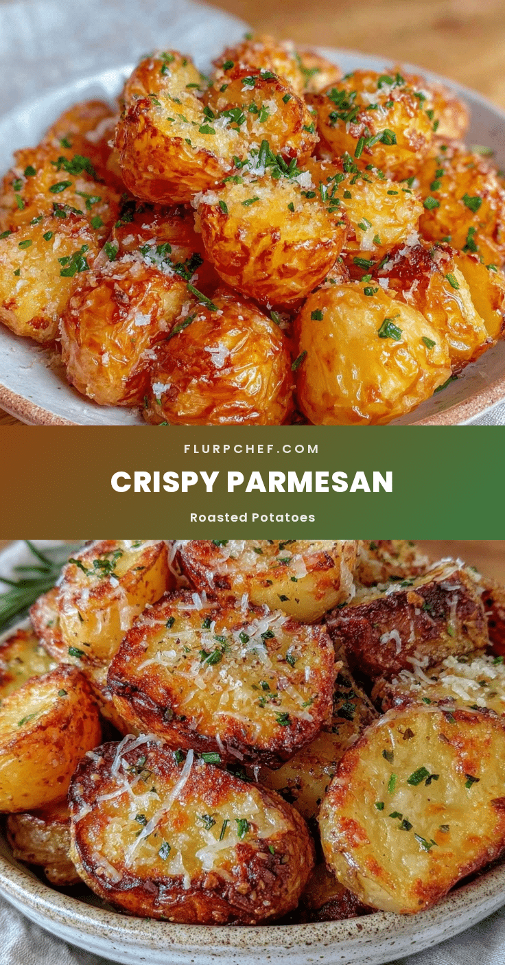 crispy Parmesan roasted potatoes recipe