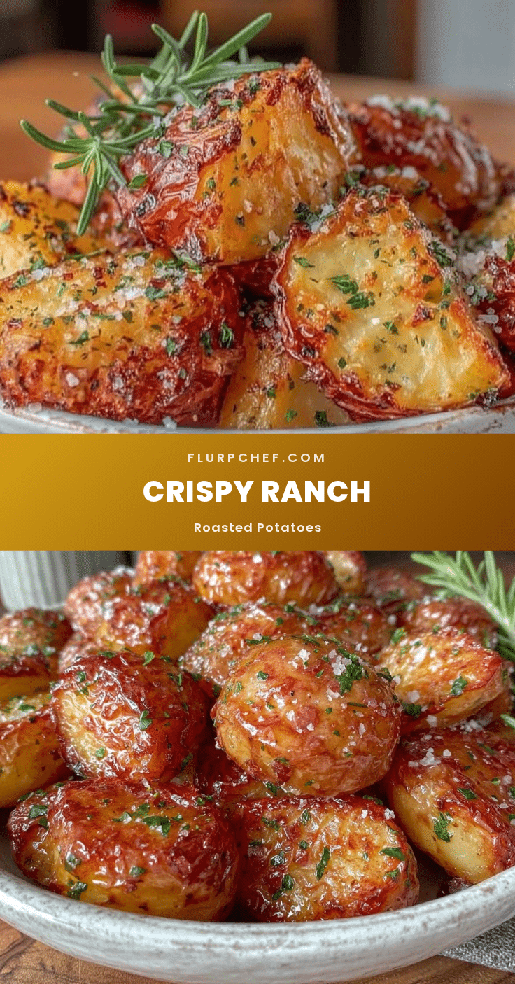 crispy ranch roasted potatoes recipe