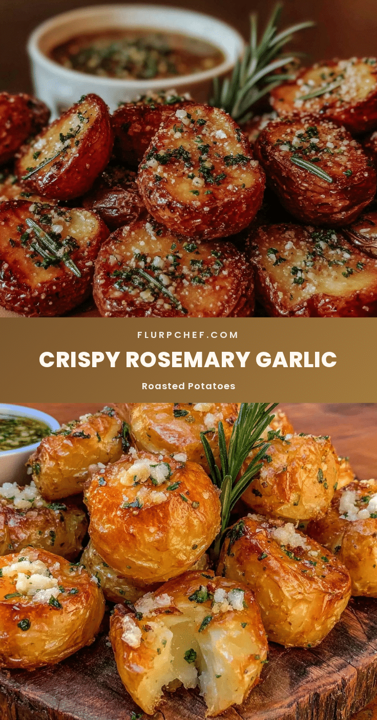 crispy rosemary garlic roasted potatoes recipe