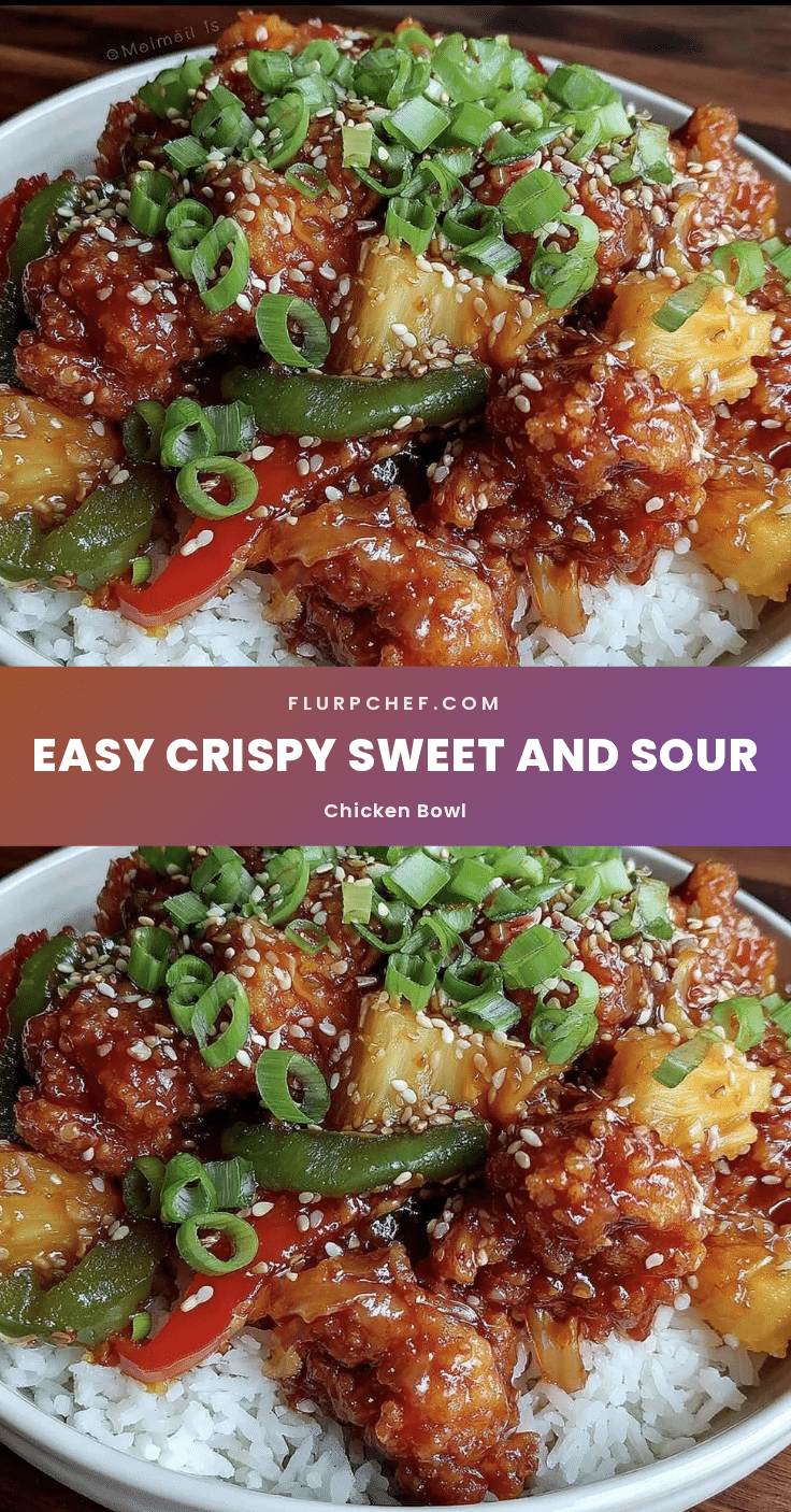 crispy sweet and sour chicken bowl recipe