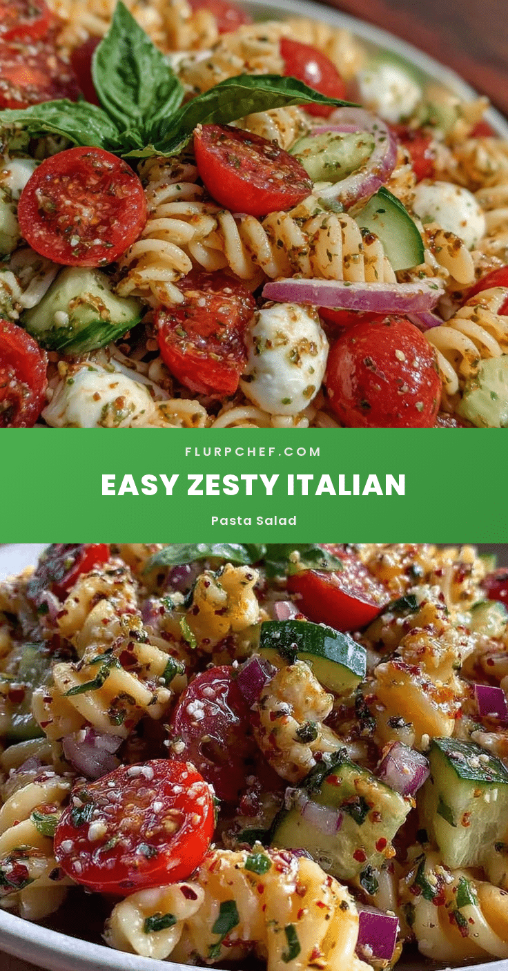easy zesty pasta salad recipe