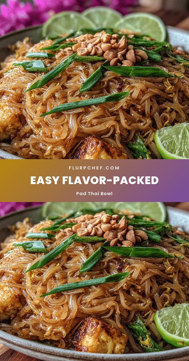 flavorful pad thai bowl recipe