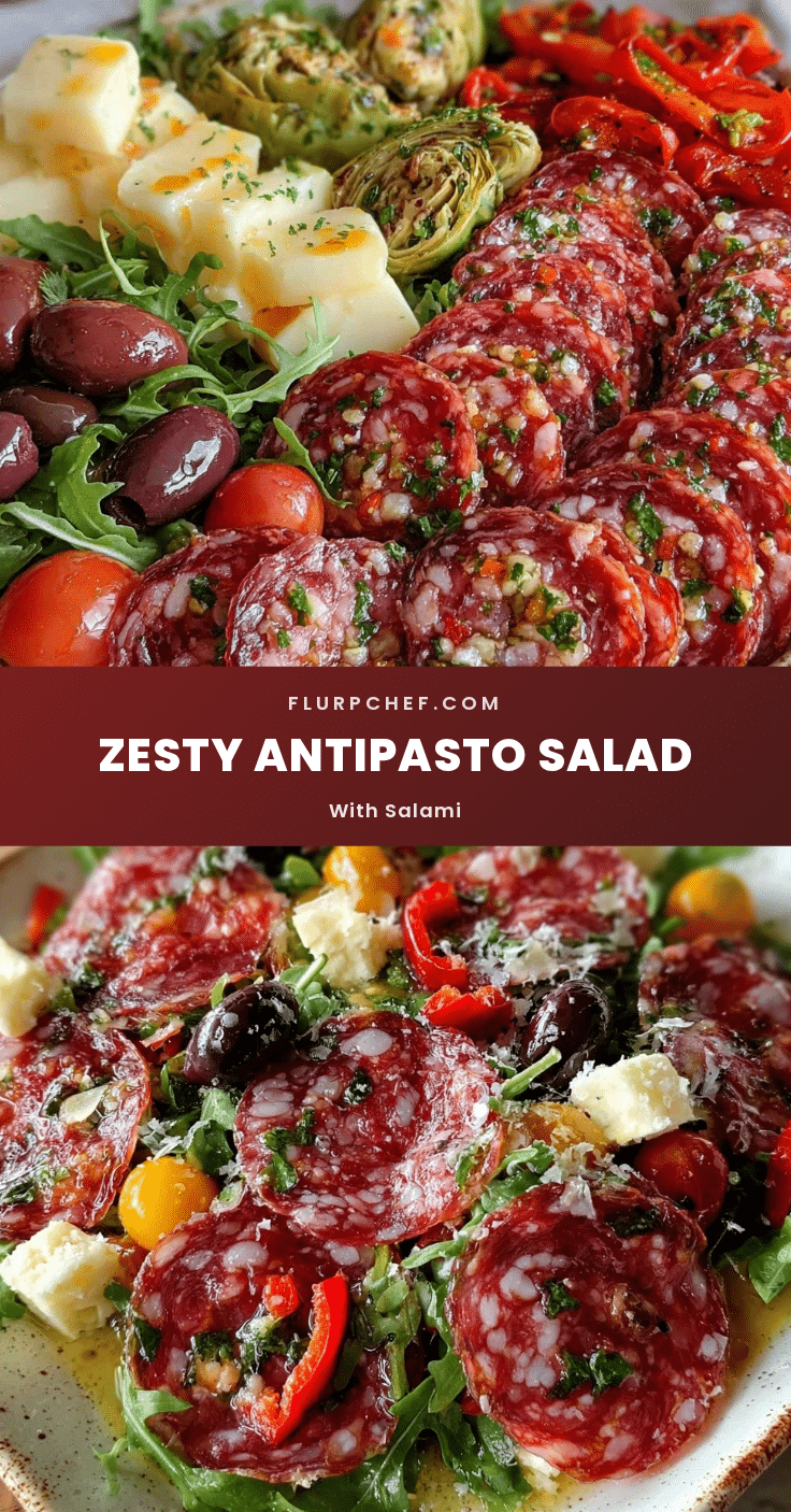 fresh antipasto salad with salami recipe