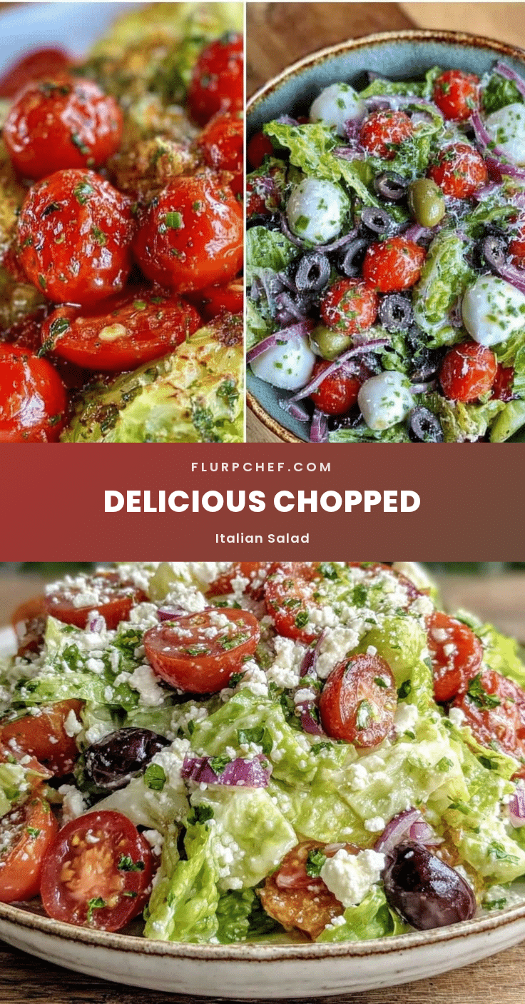 Fresh Chopped Italian Salad with Mozzarella recipe