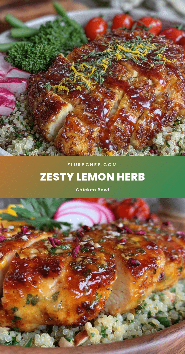 Fresh Lemon Herb Chicken Bowl recipe