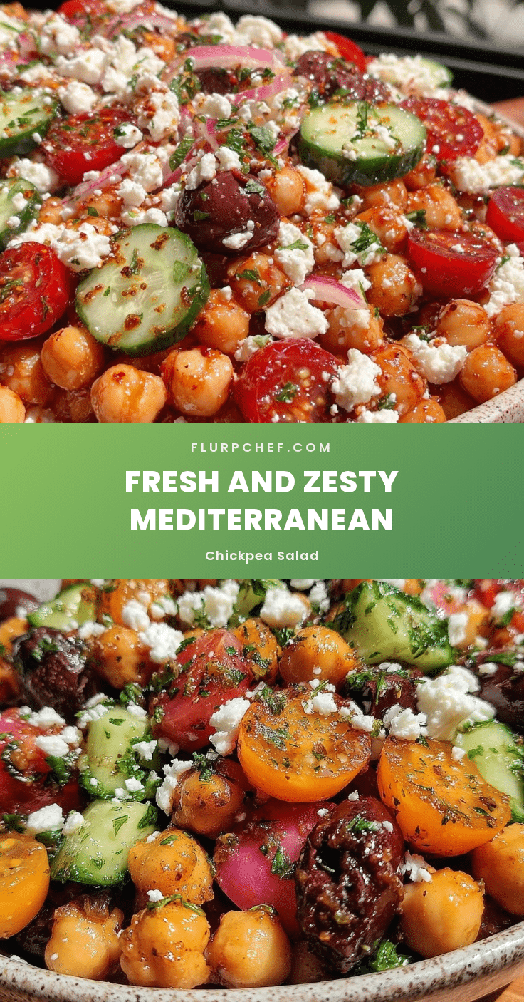 Fresh Mediterranean Chickpea Salad recipe