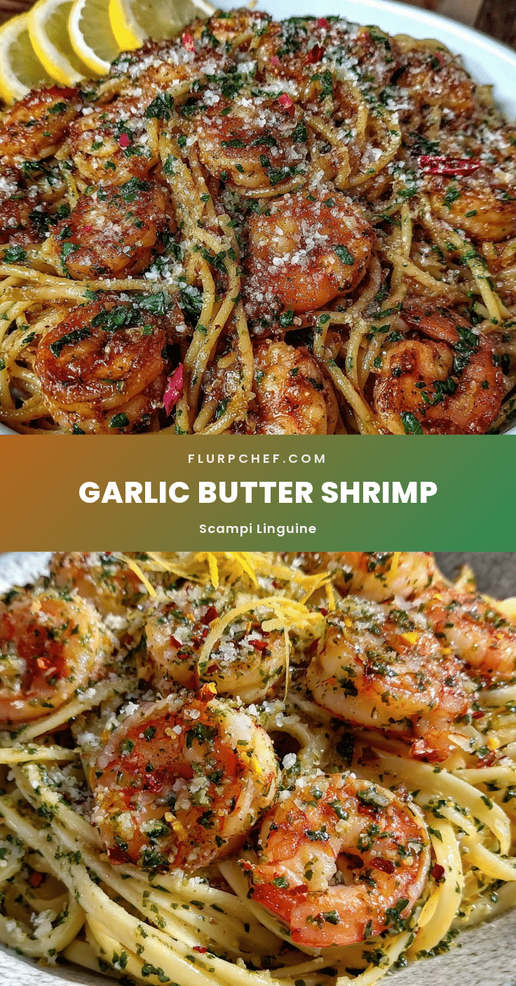 garlic butter shrimp scampi linguine recipe