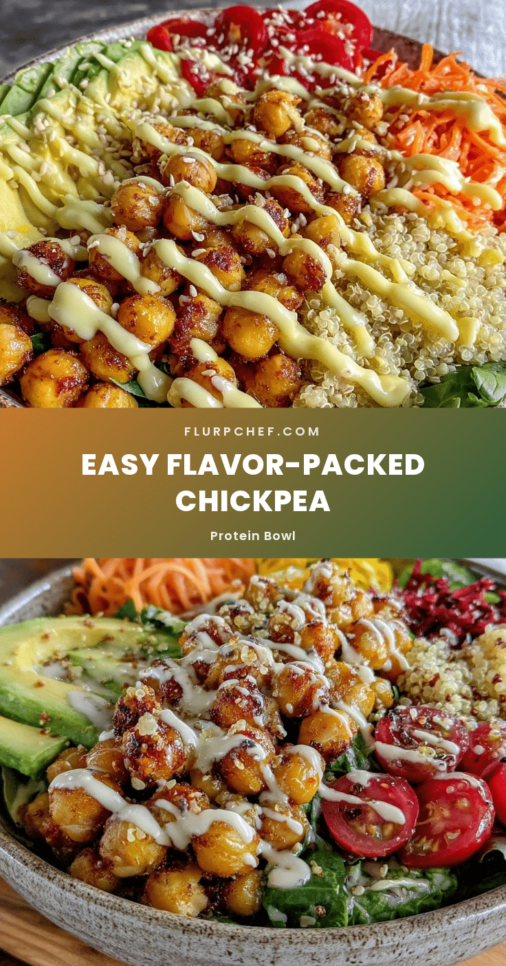 protein bowl with crispy chickpeas recipe