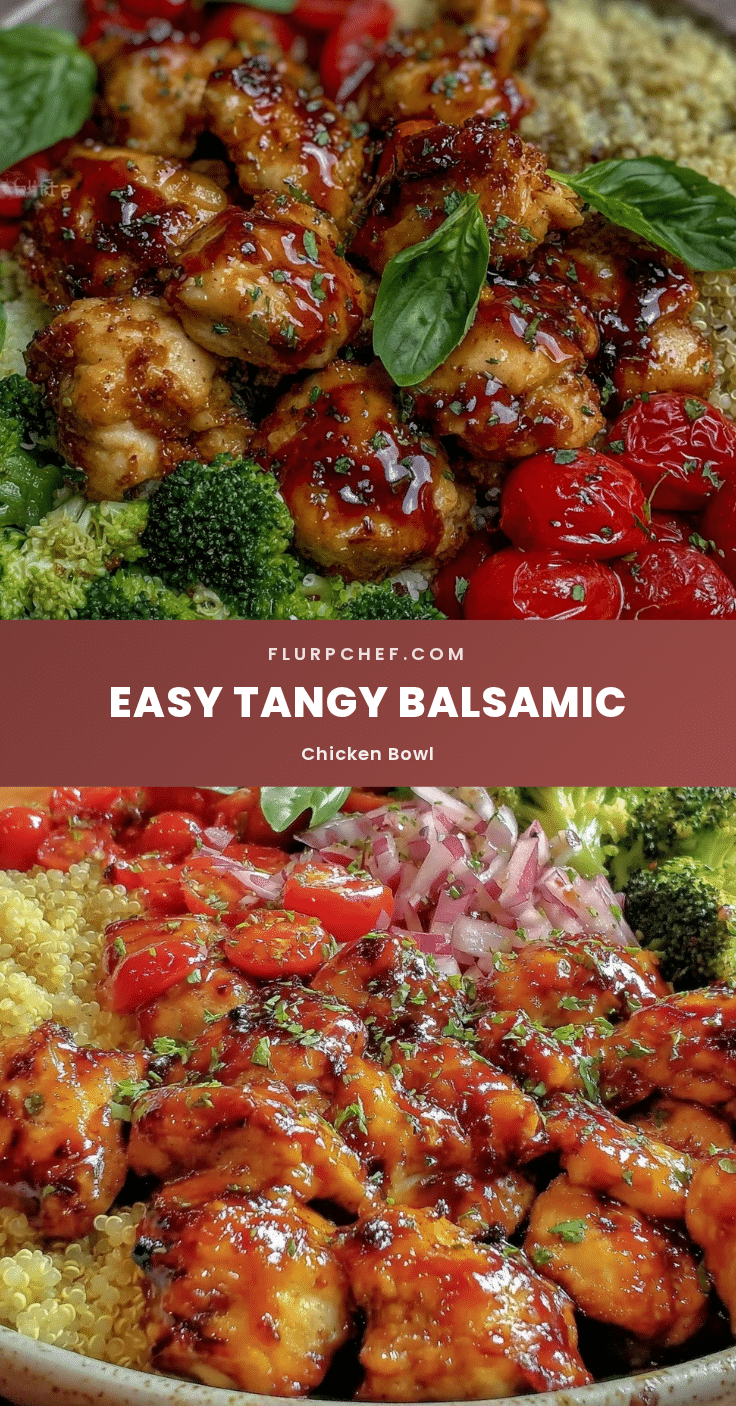 tangy balsamic chicken bowl recipe