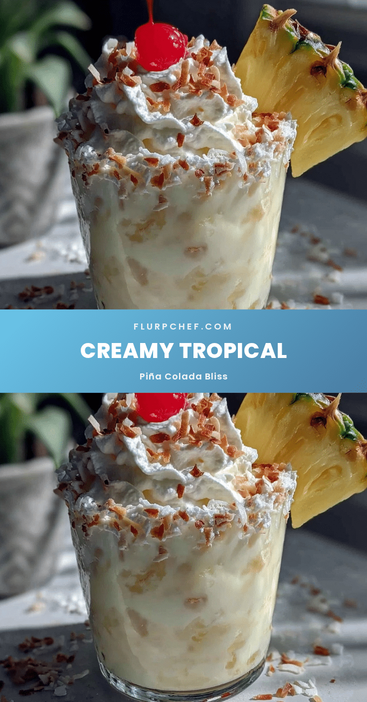 creamy piña colada cocktail recipe