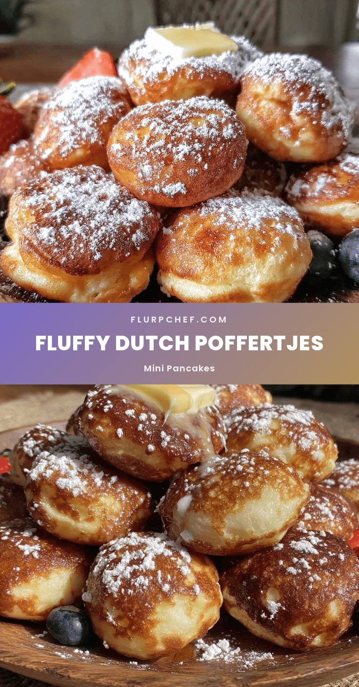 fluffy Dutch poffertjes mini pancakes recipe