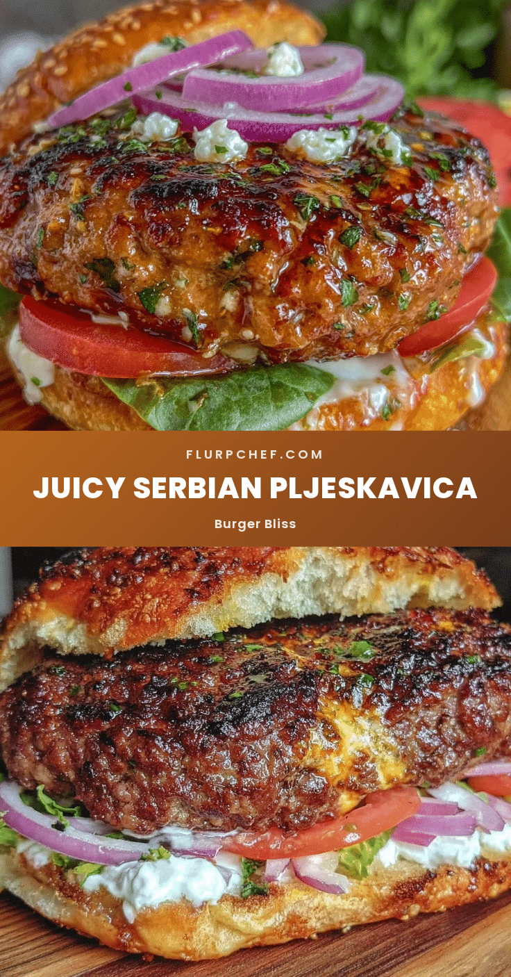 Serbian Pljeskavica burger recipe recipe