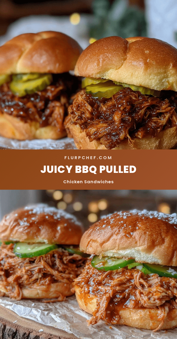 BBQ pulled chicken sandwiches recipe