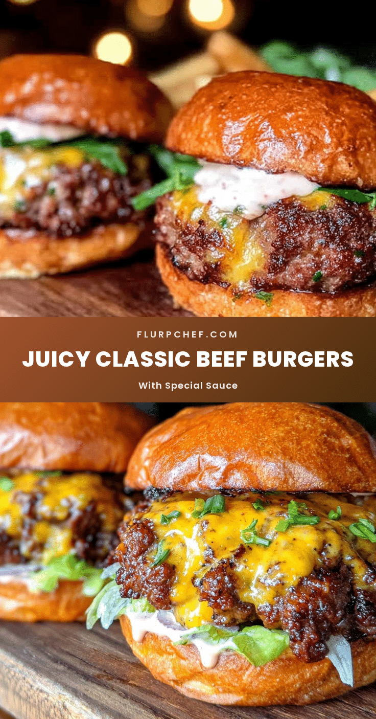 classic beef burgers recipe