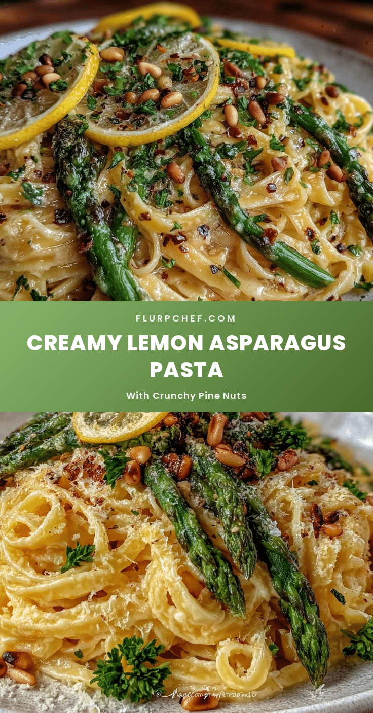creamy lemon asparagus pasta recipe