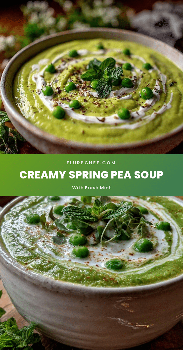 creamy spring pea soup recipe
