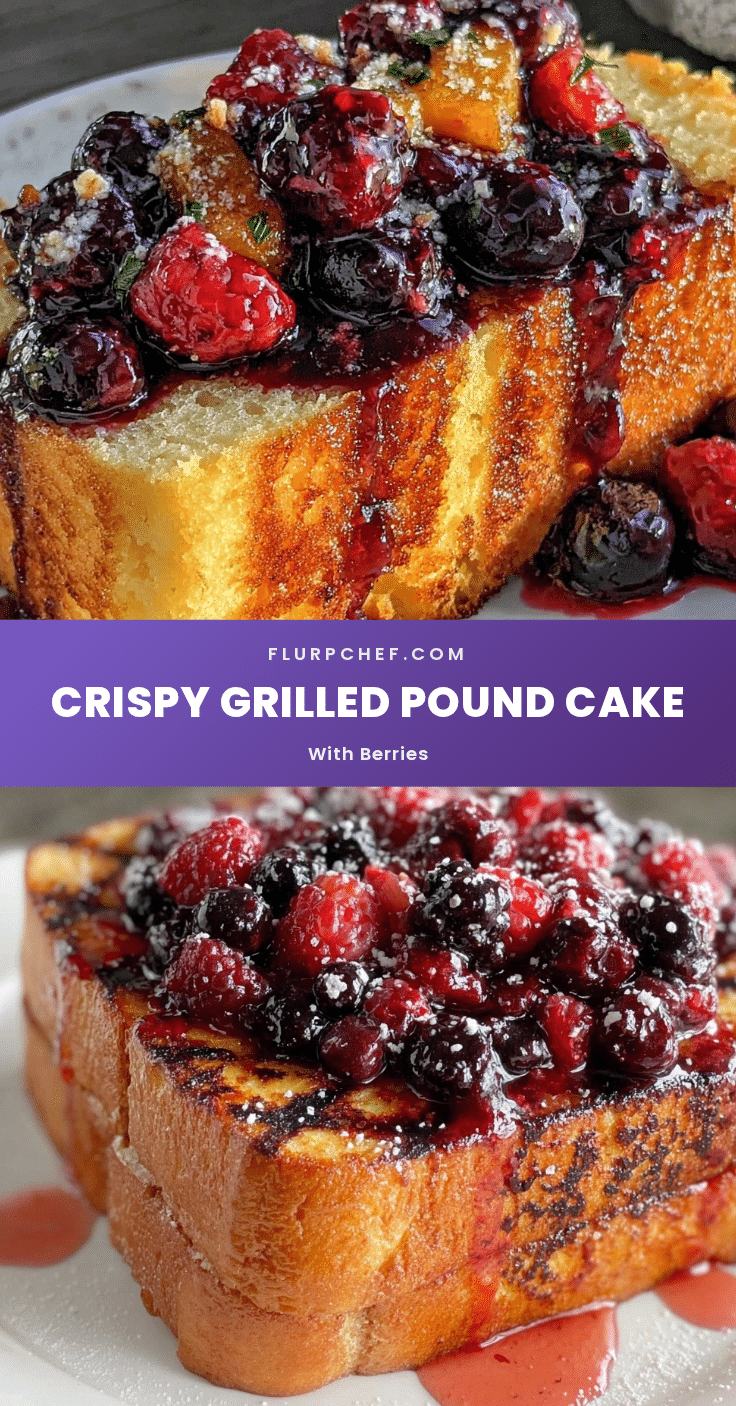 crispy grilled pound cake recipe