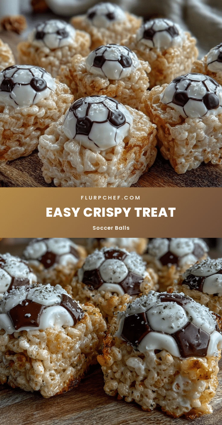Easy Rice Crispy Treat Soccer Balls recipe