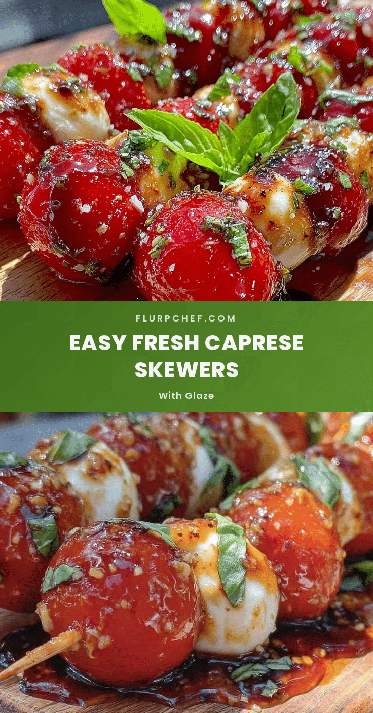 fresh Caprese skewers recipe