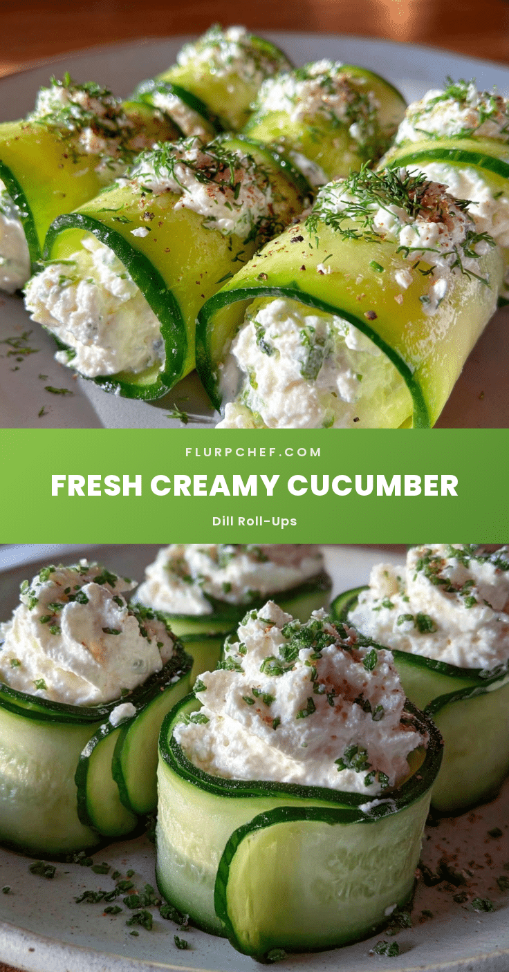 fresh cucumber roll-ups recipe