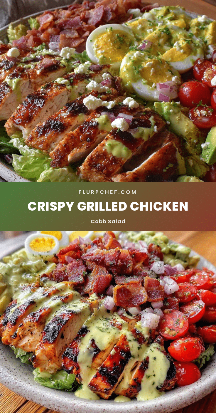 Fresh Grilled Chicken Cobb Salad recipe