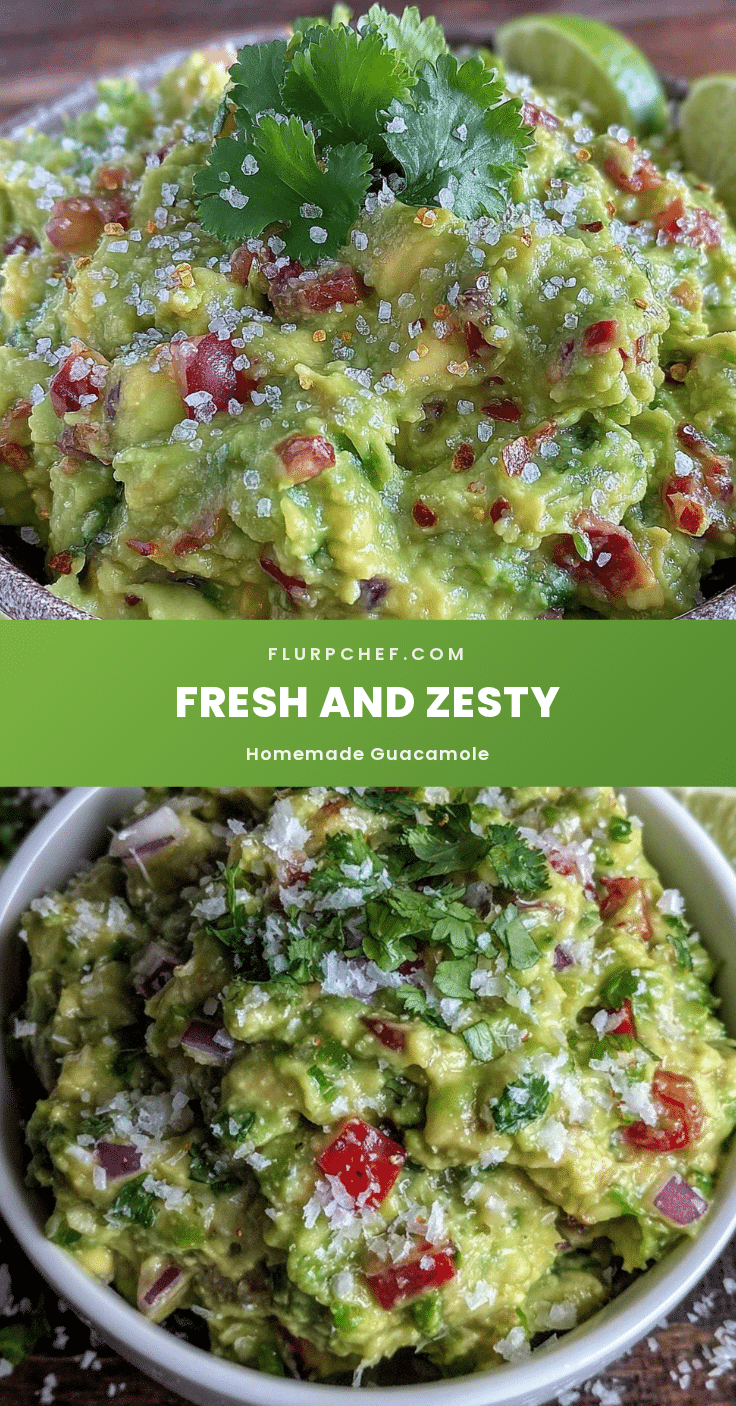 fresh homemade guacamole recipe