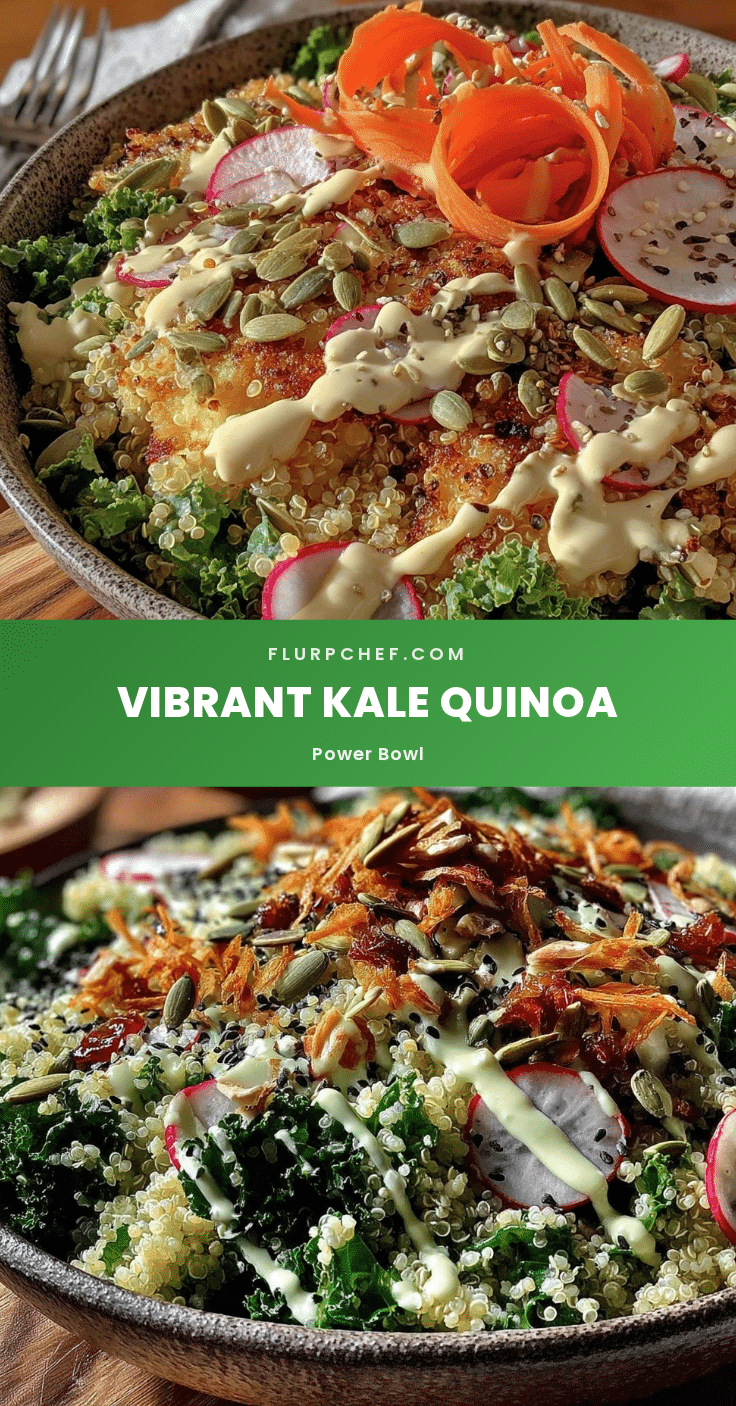 fresh kale and quinoa power bowl recipe