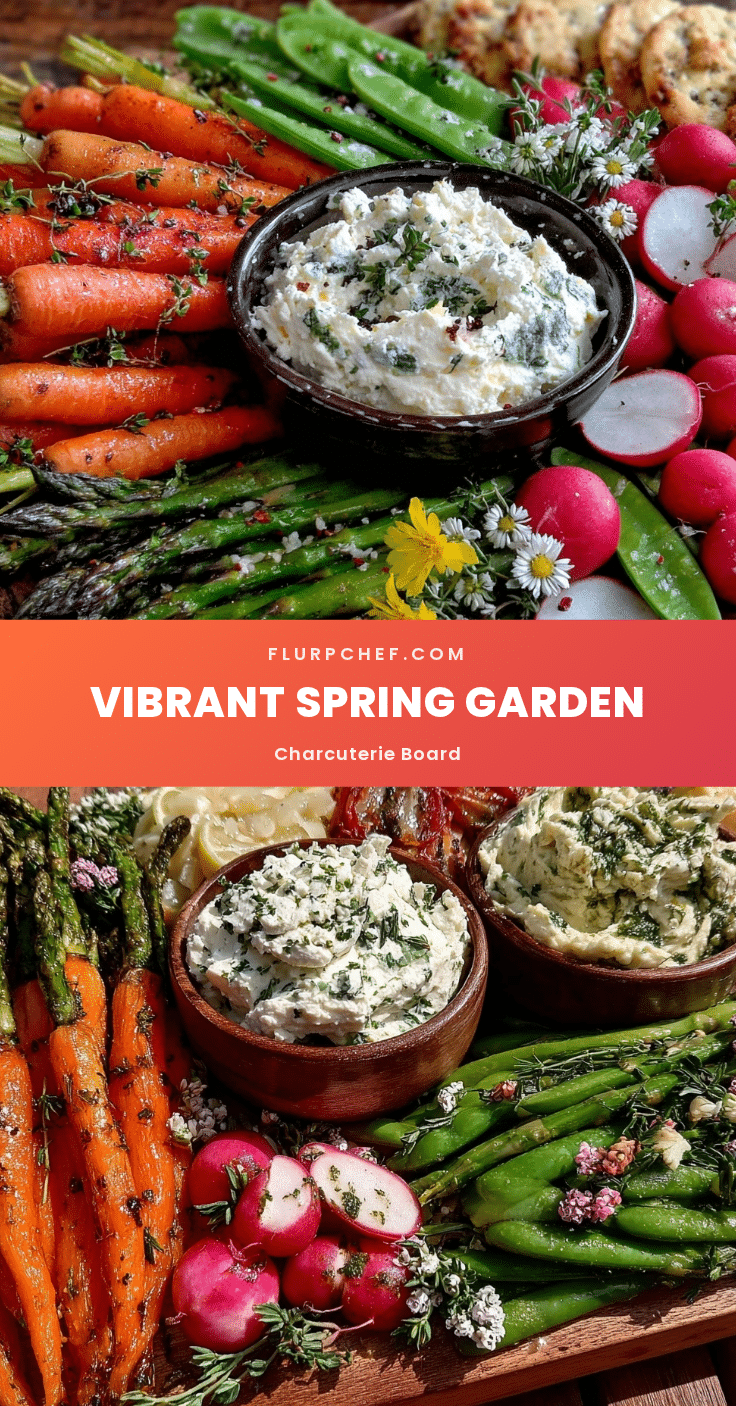 fresh spring garden charcuterie board recipe