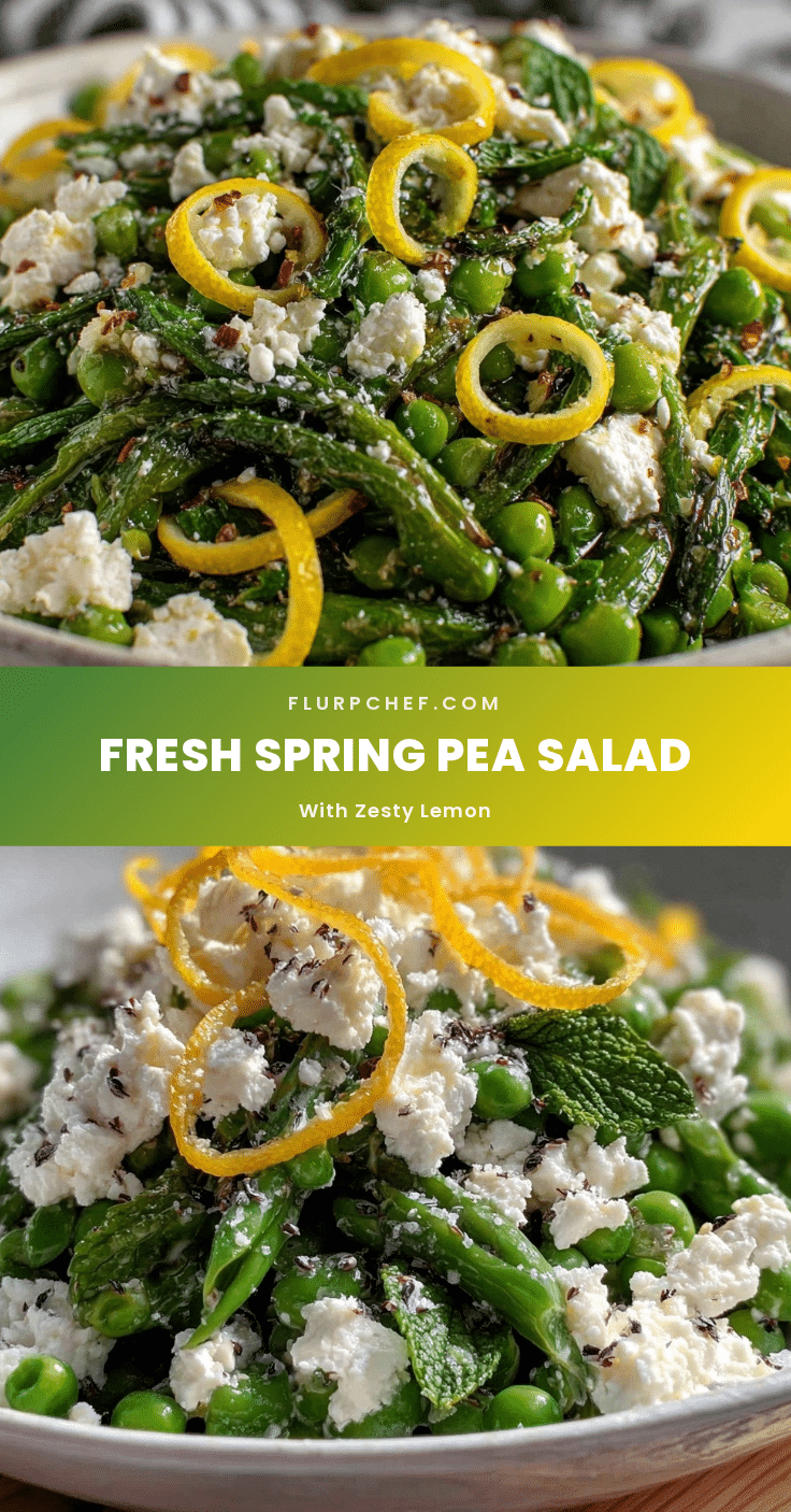 fresh spring pea salad recipe