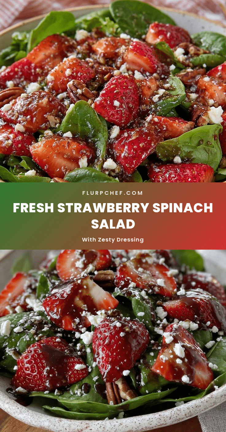 fresh strawberry spinach salad recipe