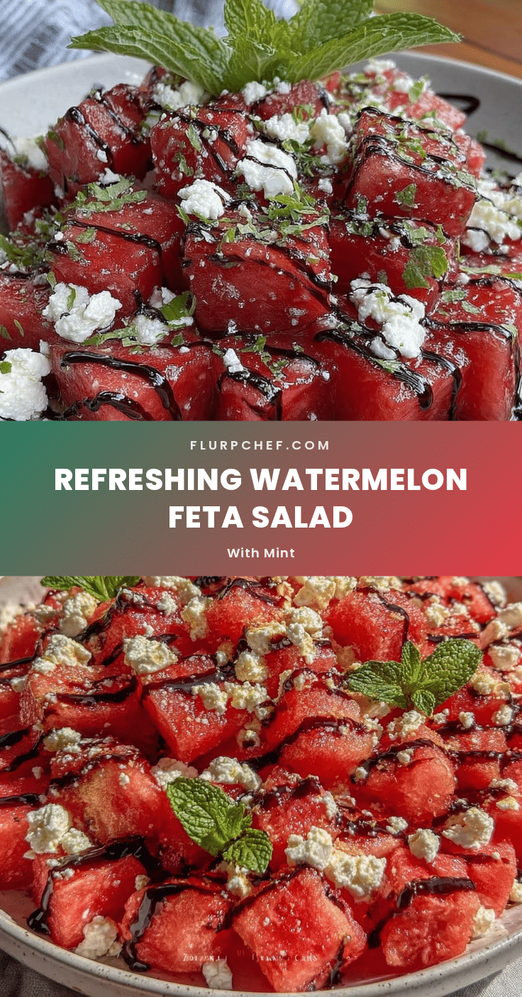 fresh watermelon feta salad recipe
