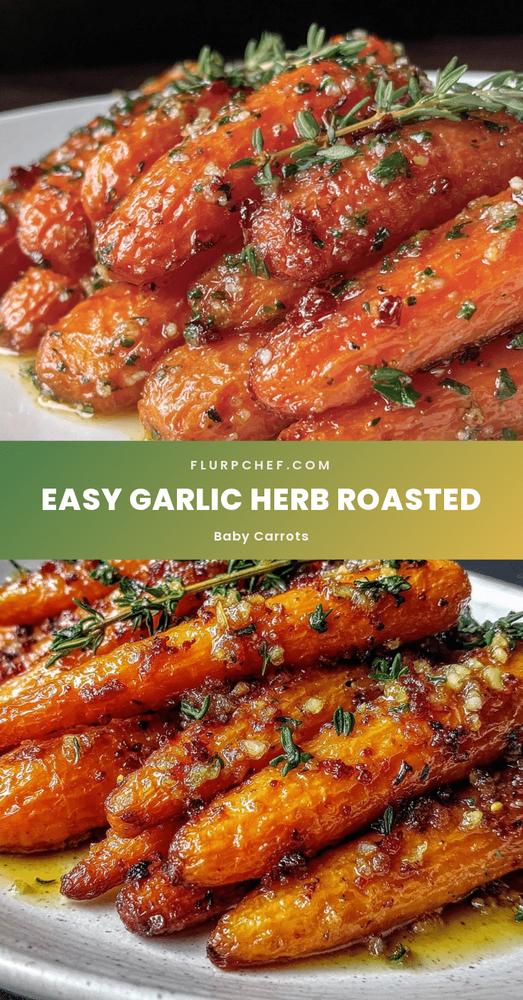 garlic herb roasted baby carrots recipe