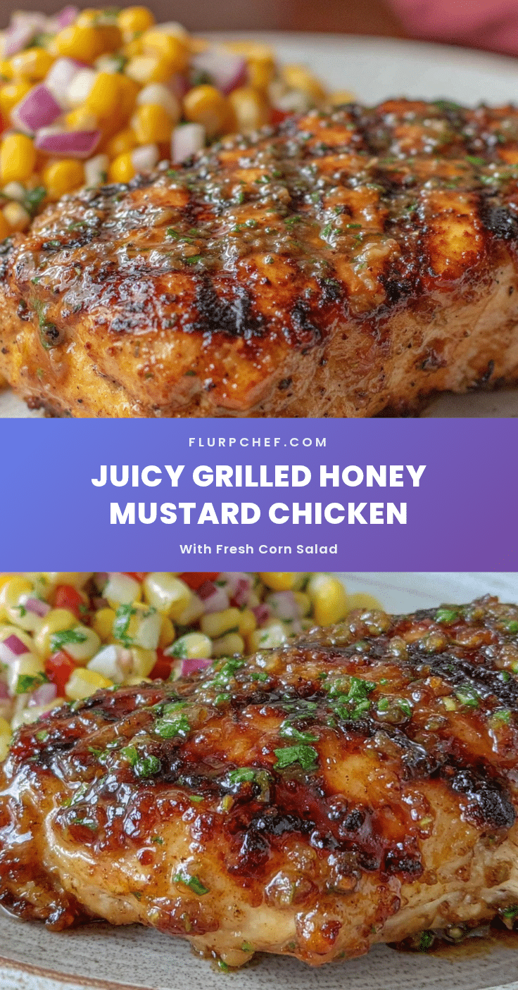 grilled honey mustard chicken recipe