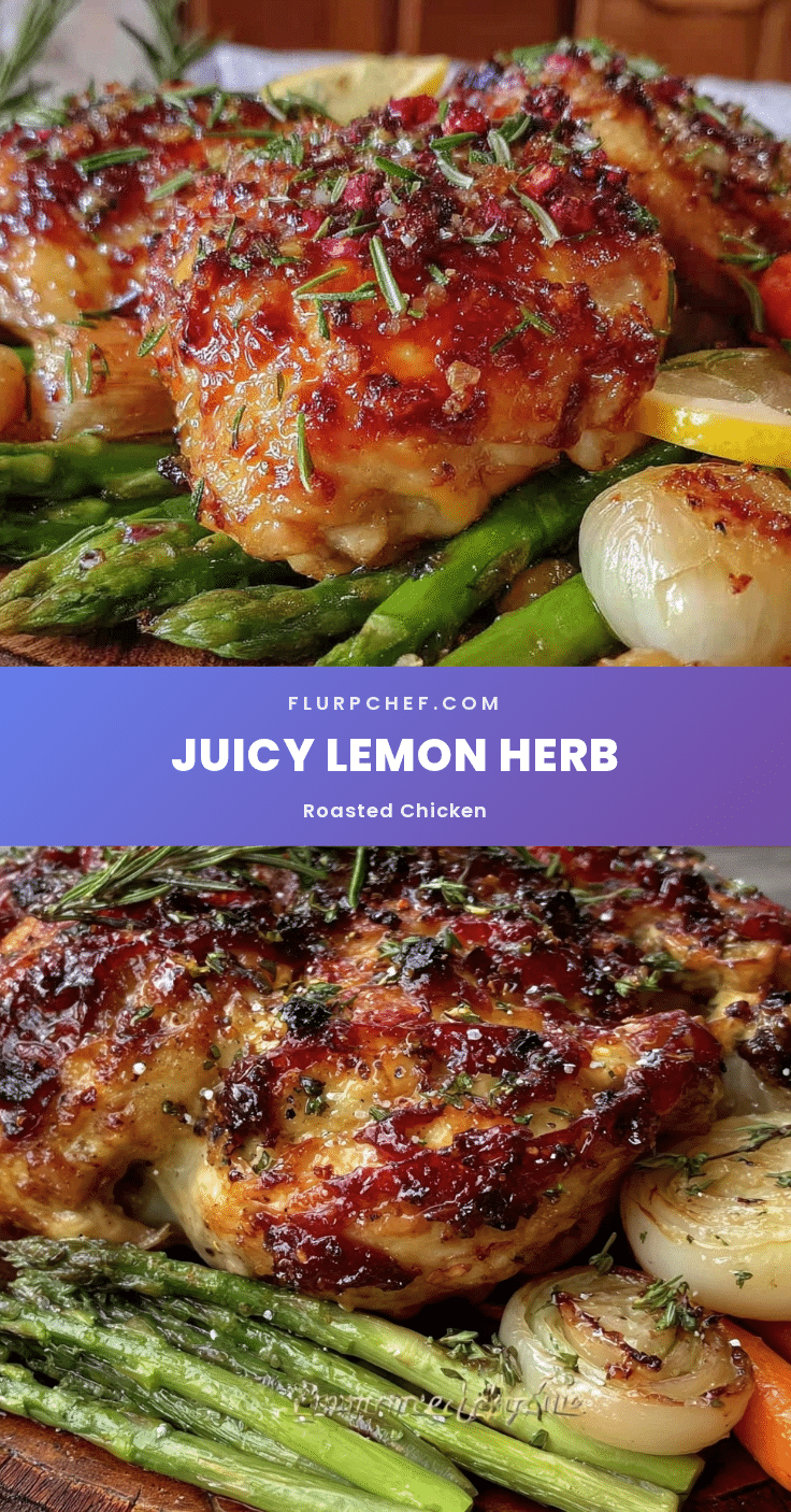 lemon herb roasted chicken recipe
