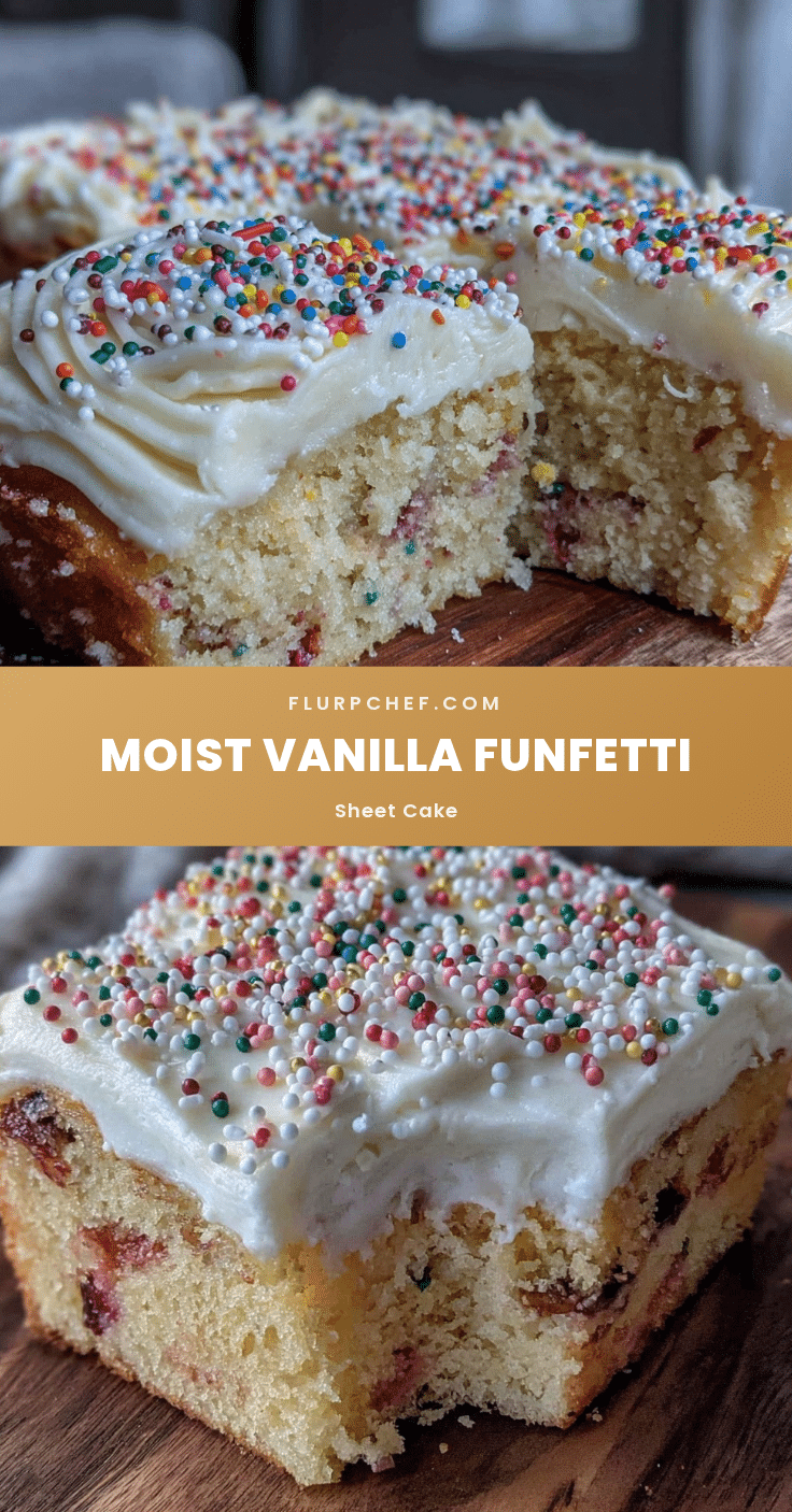 moist vanilla funfetti sheet cake recipe