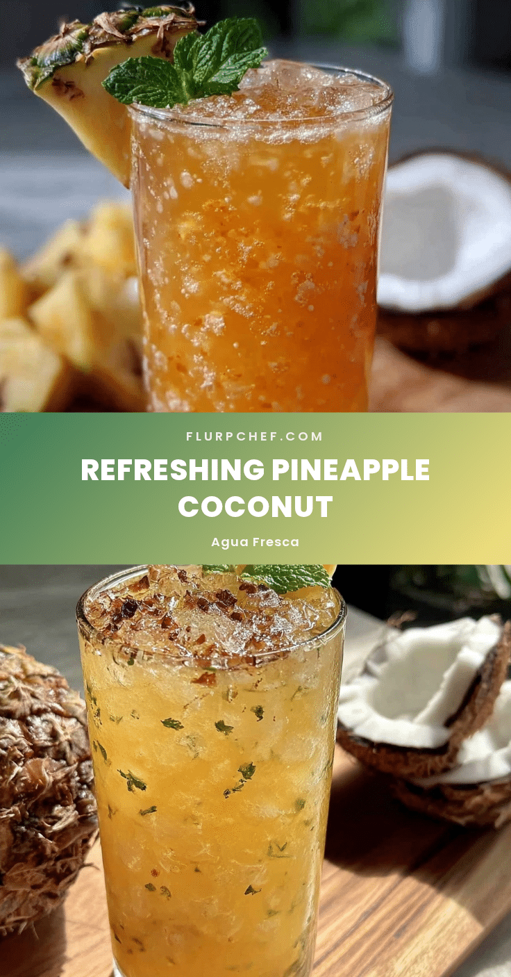 pineapple coconut agua fresca recipe