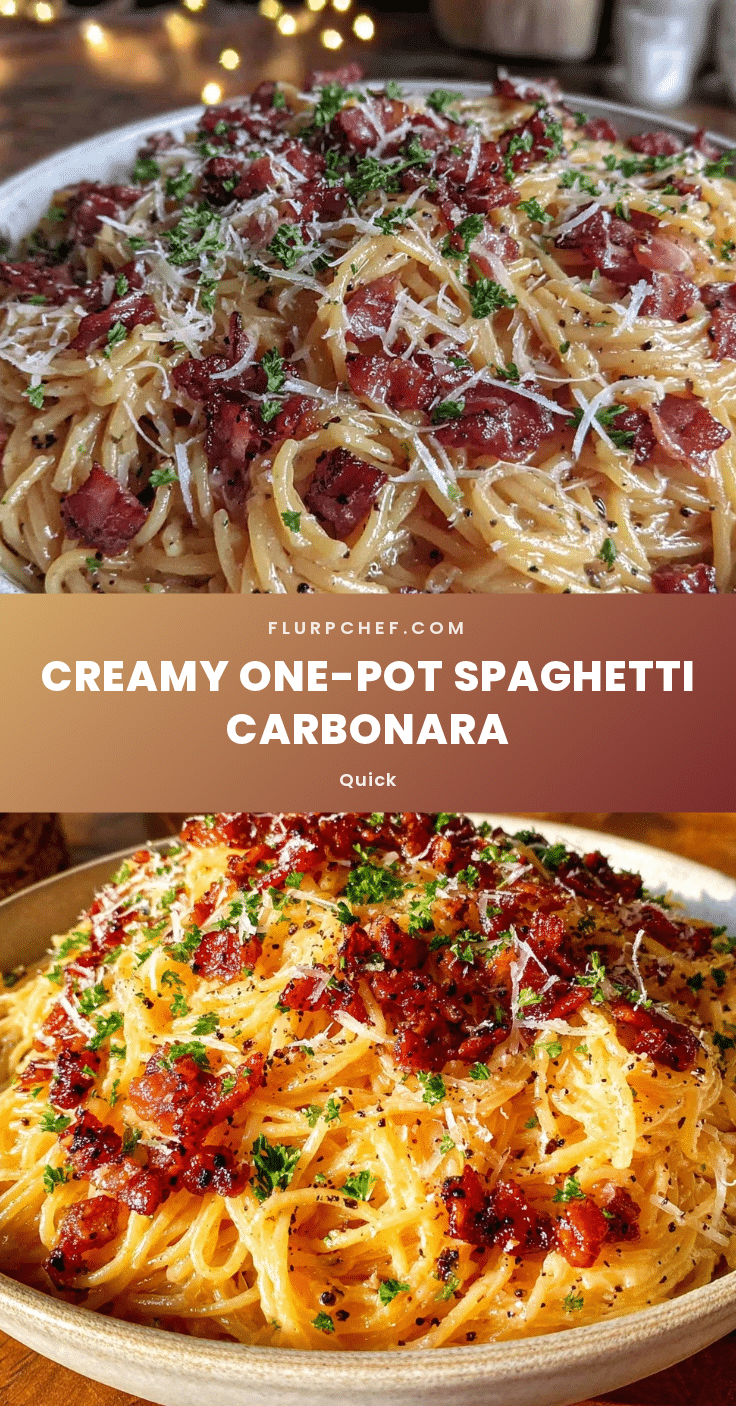 quick one-pot spaghetti carbonara recipe