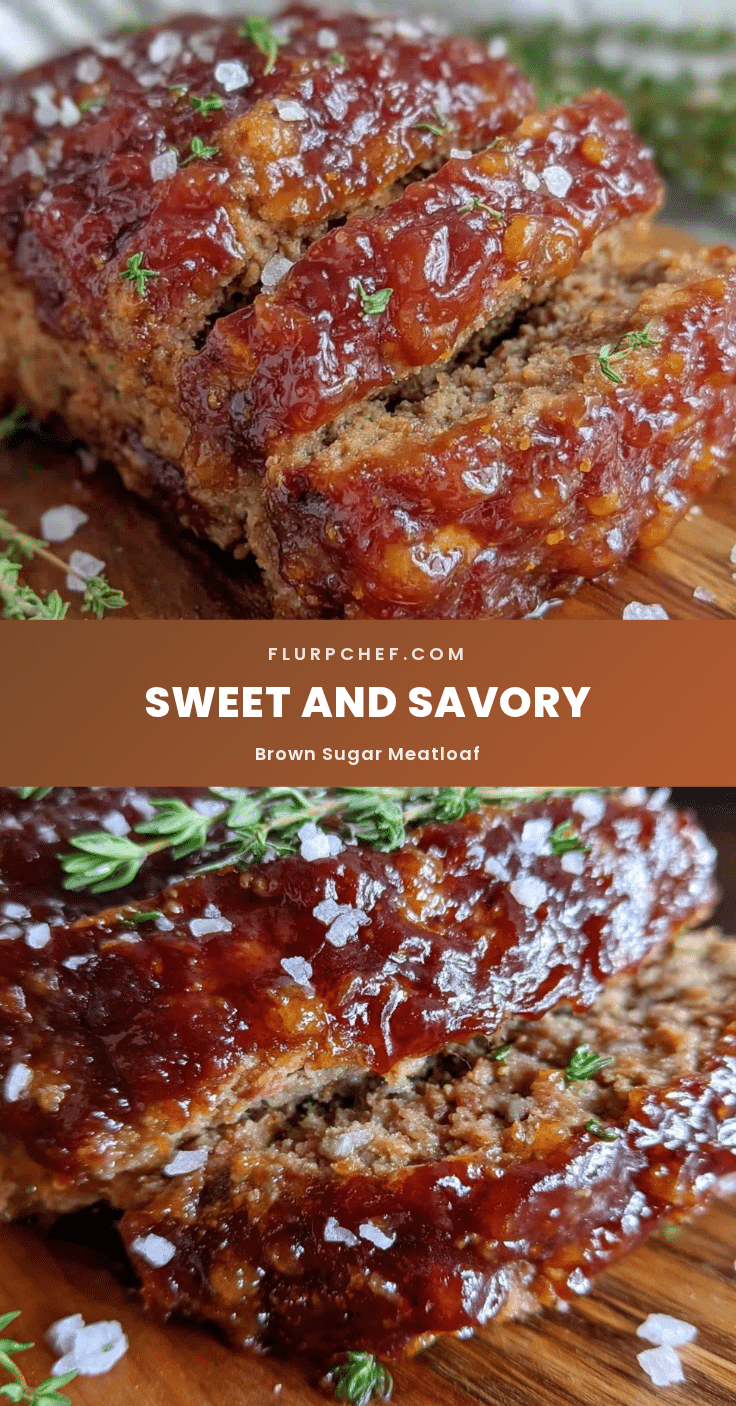 savory meatloaf with brown sugar glaze recipe
