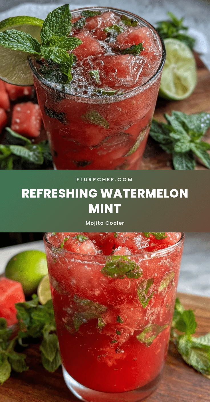 watermelon mint mojito cooler recipe
