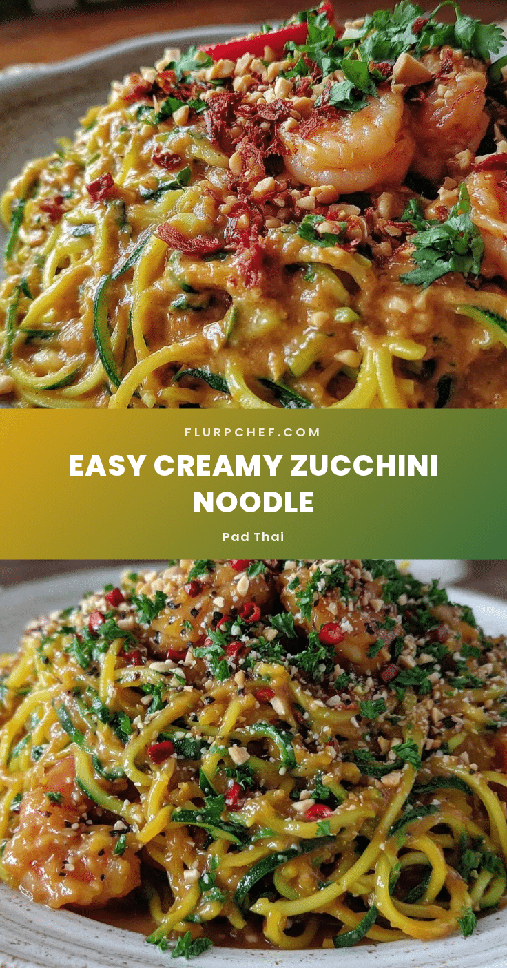 zucchini noodle pad thai recipe
