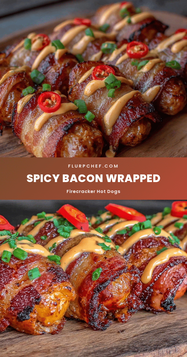 bacon wrapped firecracker hot dogs recipe