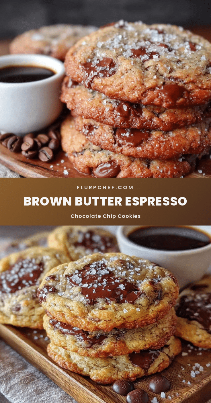 brown butter espresso chocolate chip cookies recipe