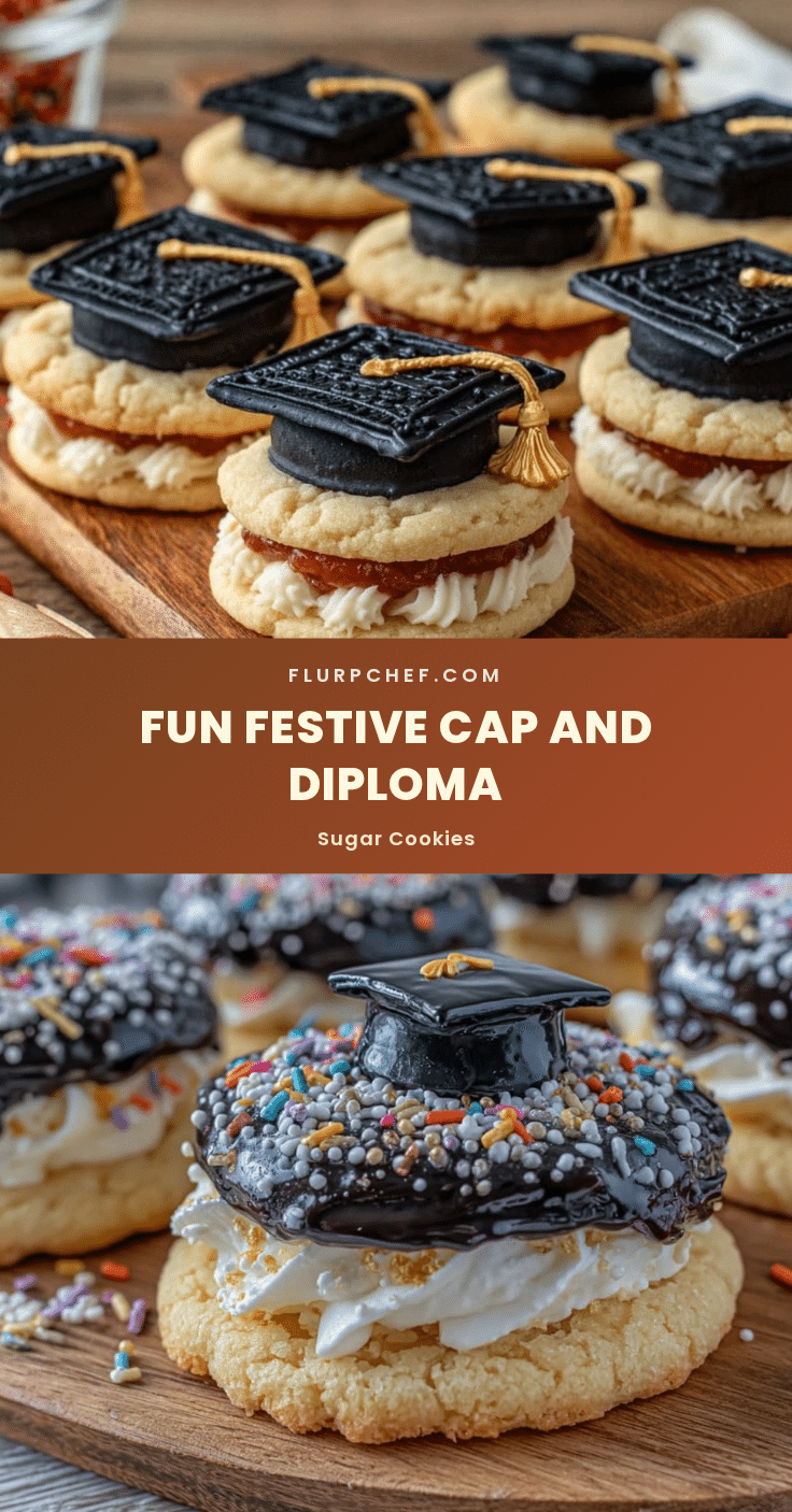 cap and diploma sugar cookie decorating kit recipe