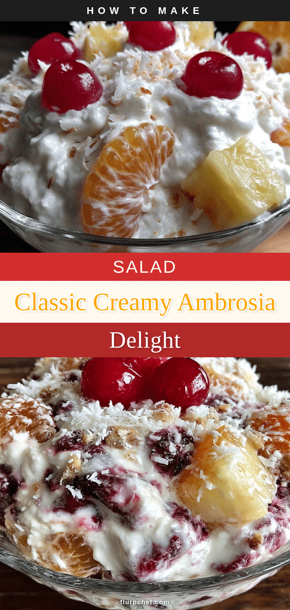 classic creamy ambrosia salad recipe