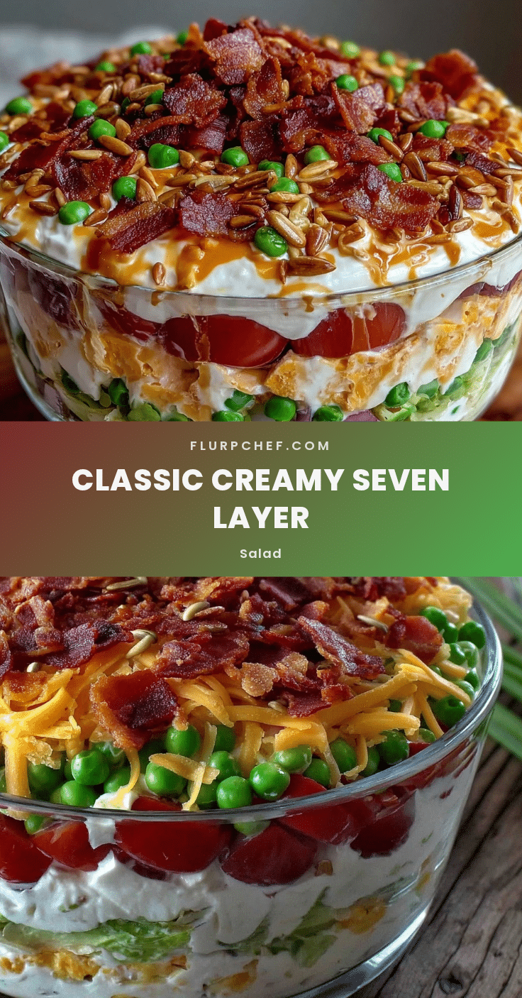 classic creamy seven layer salad recipe recipe
